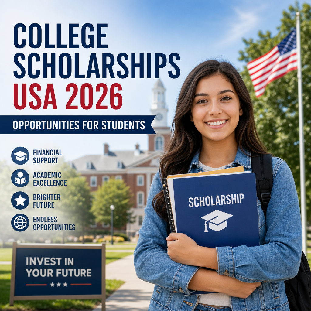 Students with scholarship awards and academic honors representing college scholarships USA 2026 opportunities