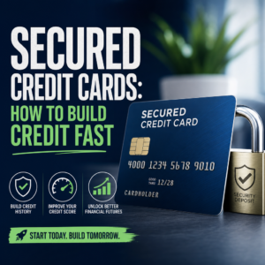 Secured credit cards guide with tips to build credit fast and improve your credit score